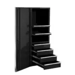 24 Inch 4 Drawer 3 Shelf Side Cabinet