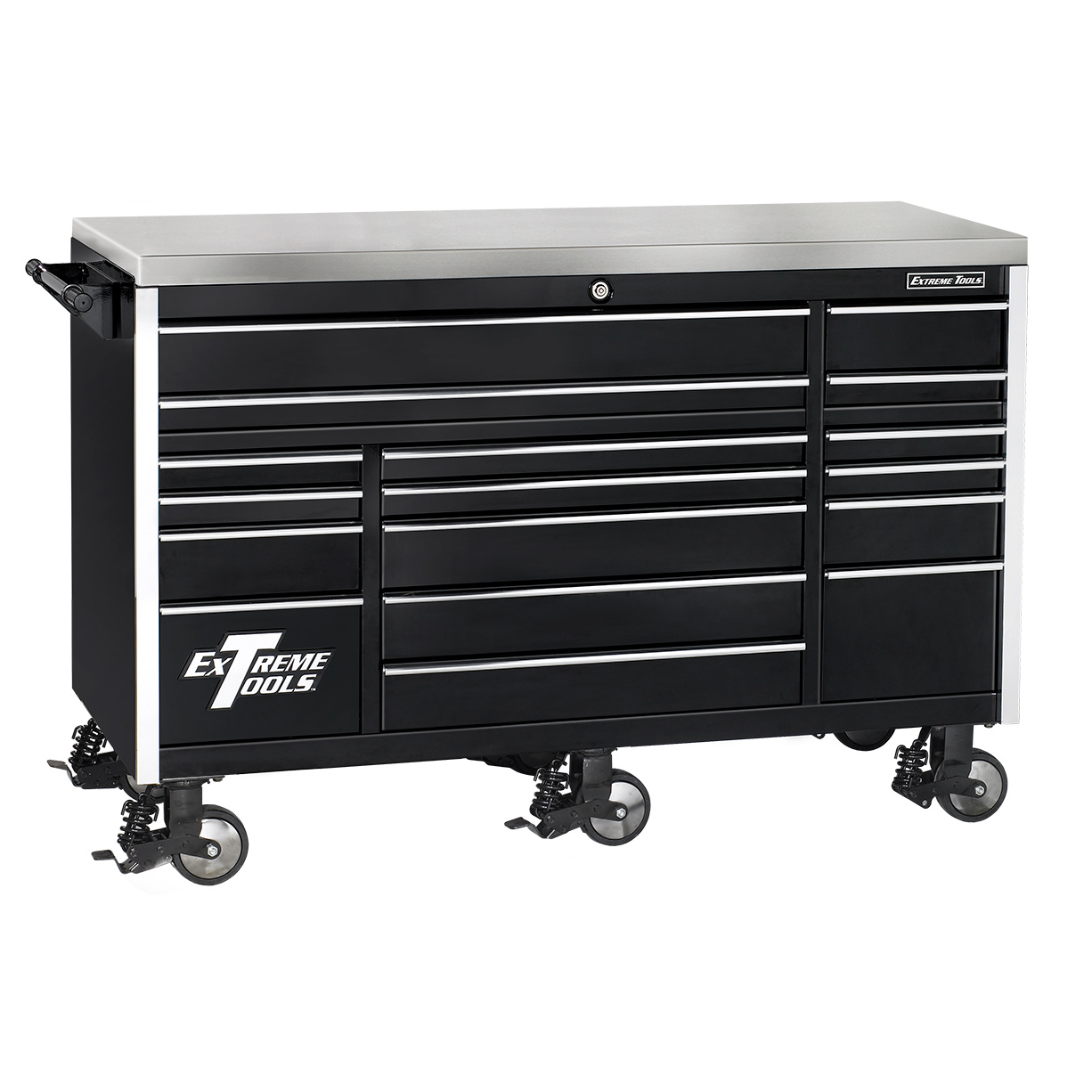 41 Inch 6 Drawer Sliding Top Tool Cart - Extreme Tools® EX