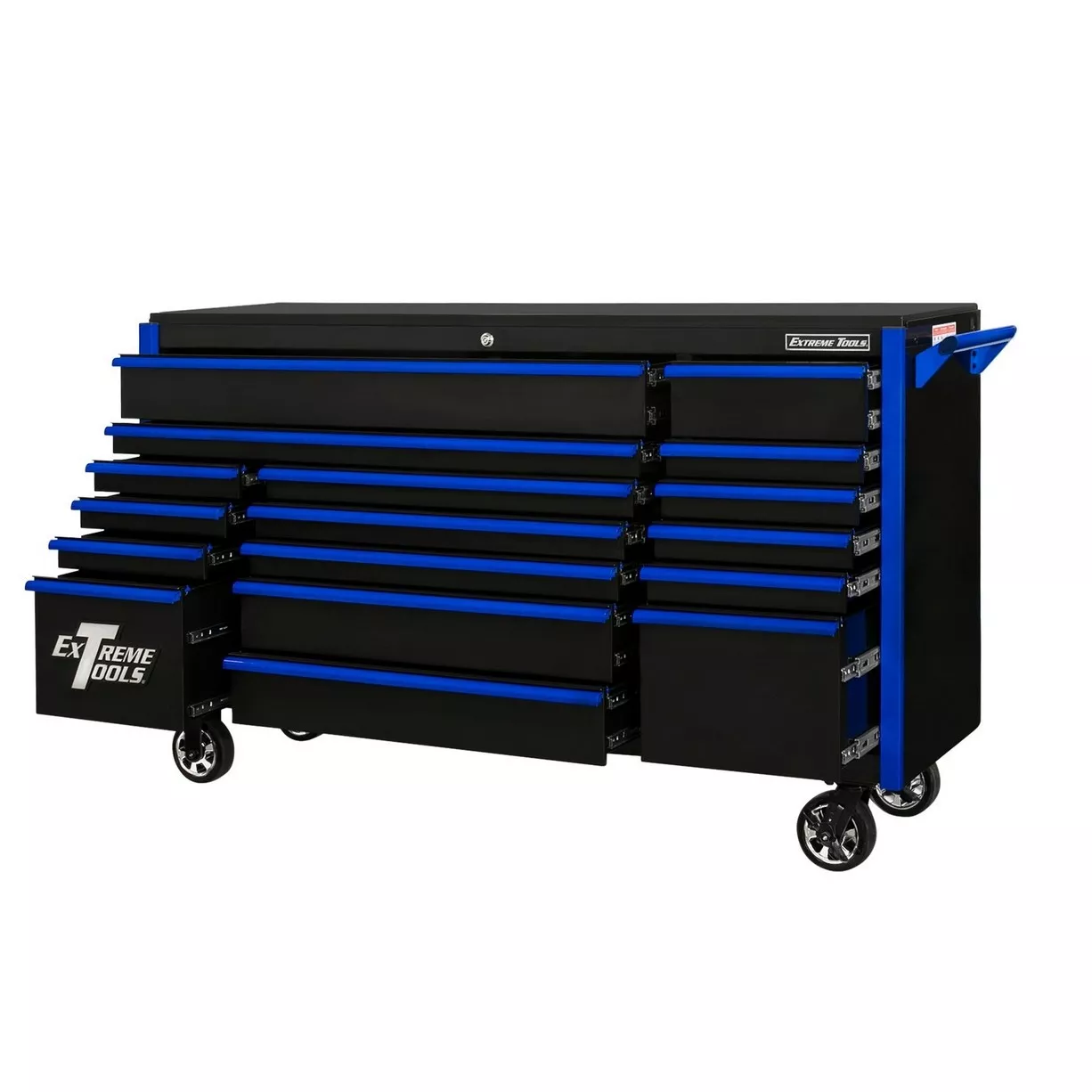 Extreme Tools® DX Series 72” 17 Drawer Roller Cabinet - Image 6