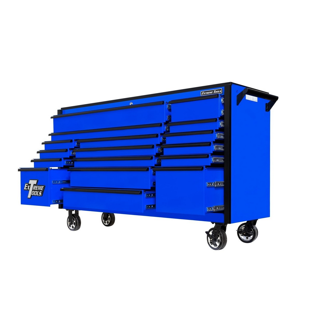 72 Inch 17 Drawer Roller Cabinet, DX Series by Extreme Tools®