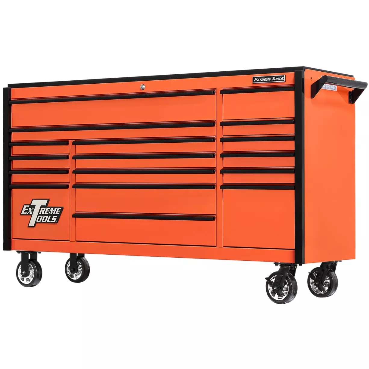 72 Inch Wide 25 Inch Deep Triple Bank Roller Cabinet