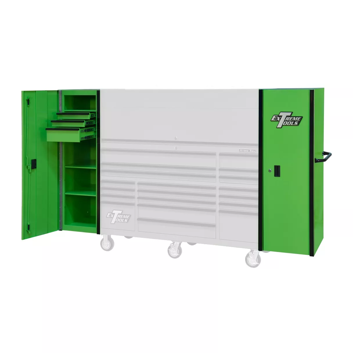 Extreme Tools® RX Series, 24” x 30”, 3 Drawer and 3 Shelf Side Locker - Image 9