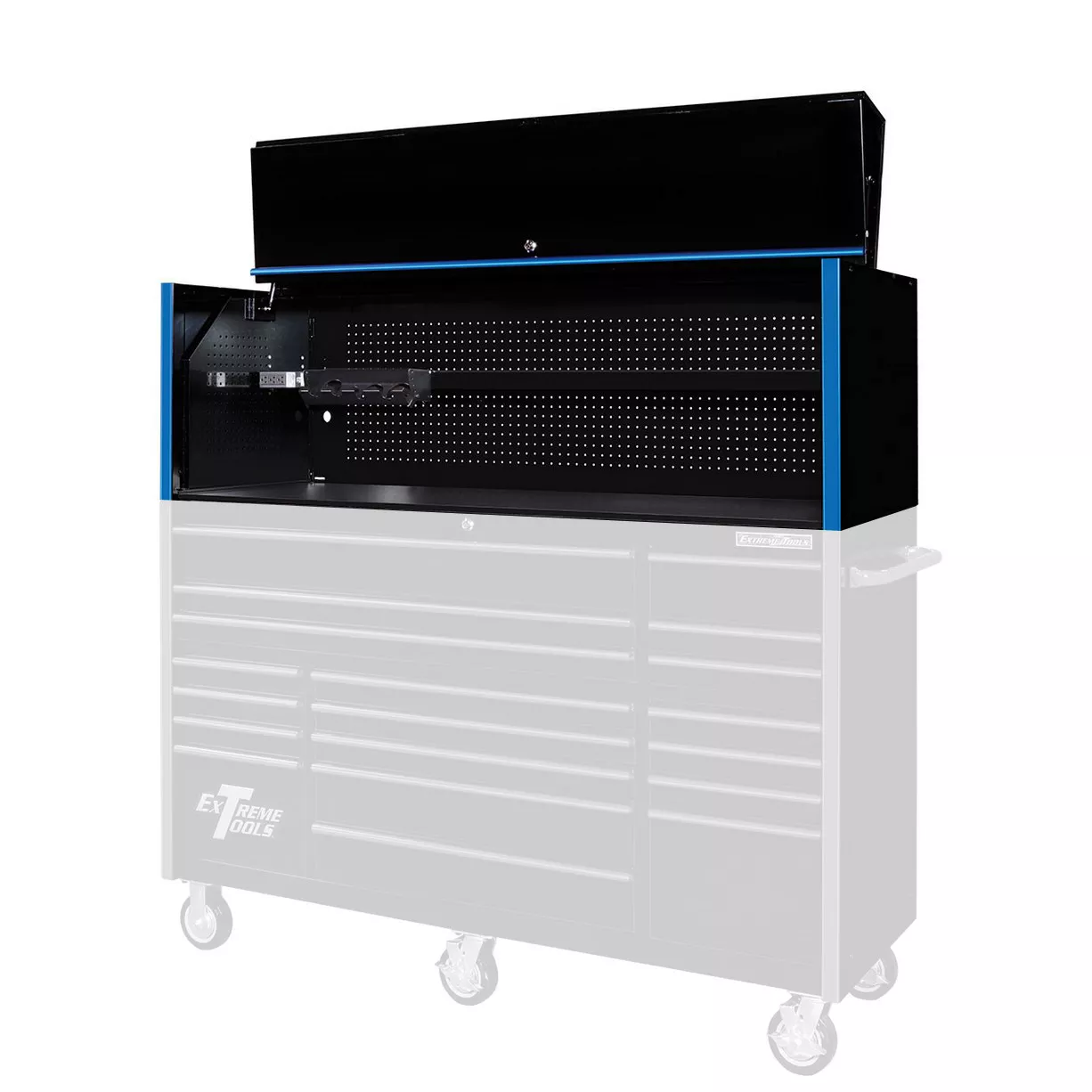 Extreme Tools® RX Series 72 x 25 inch Extreme Power Workstation® Professional Hutch - Image 10
