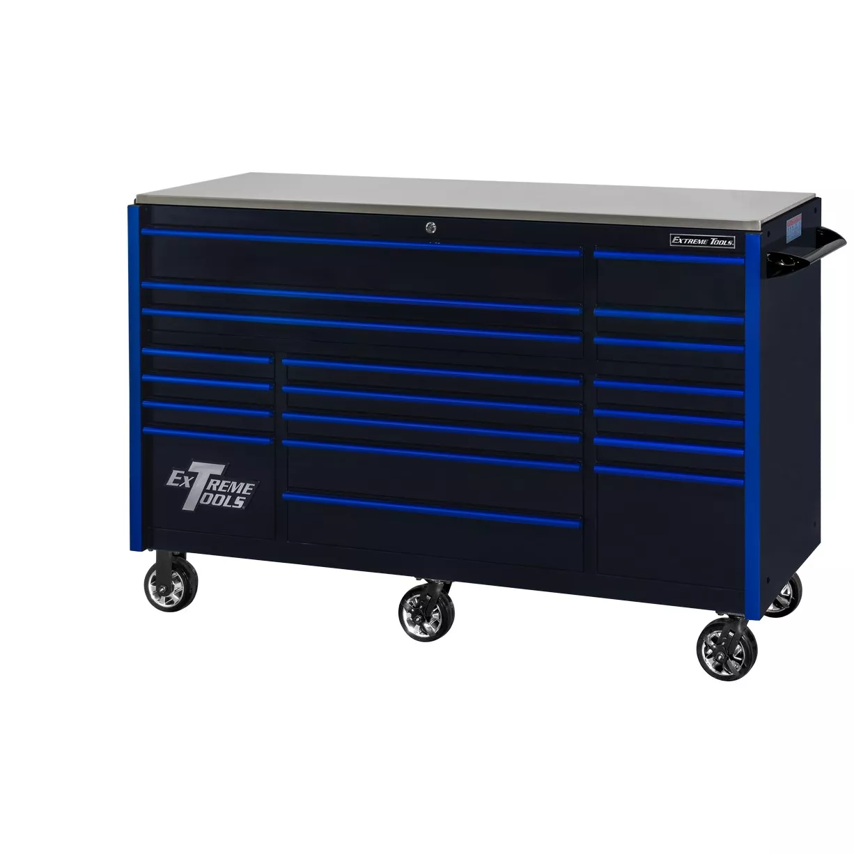 Extreme Tools® 72" x 30", 19 Drawer Roller Cabinet with 250 lbs. drawer slides, RX 250 Series - Image 28