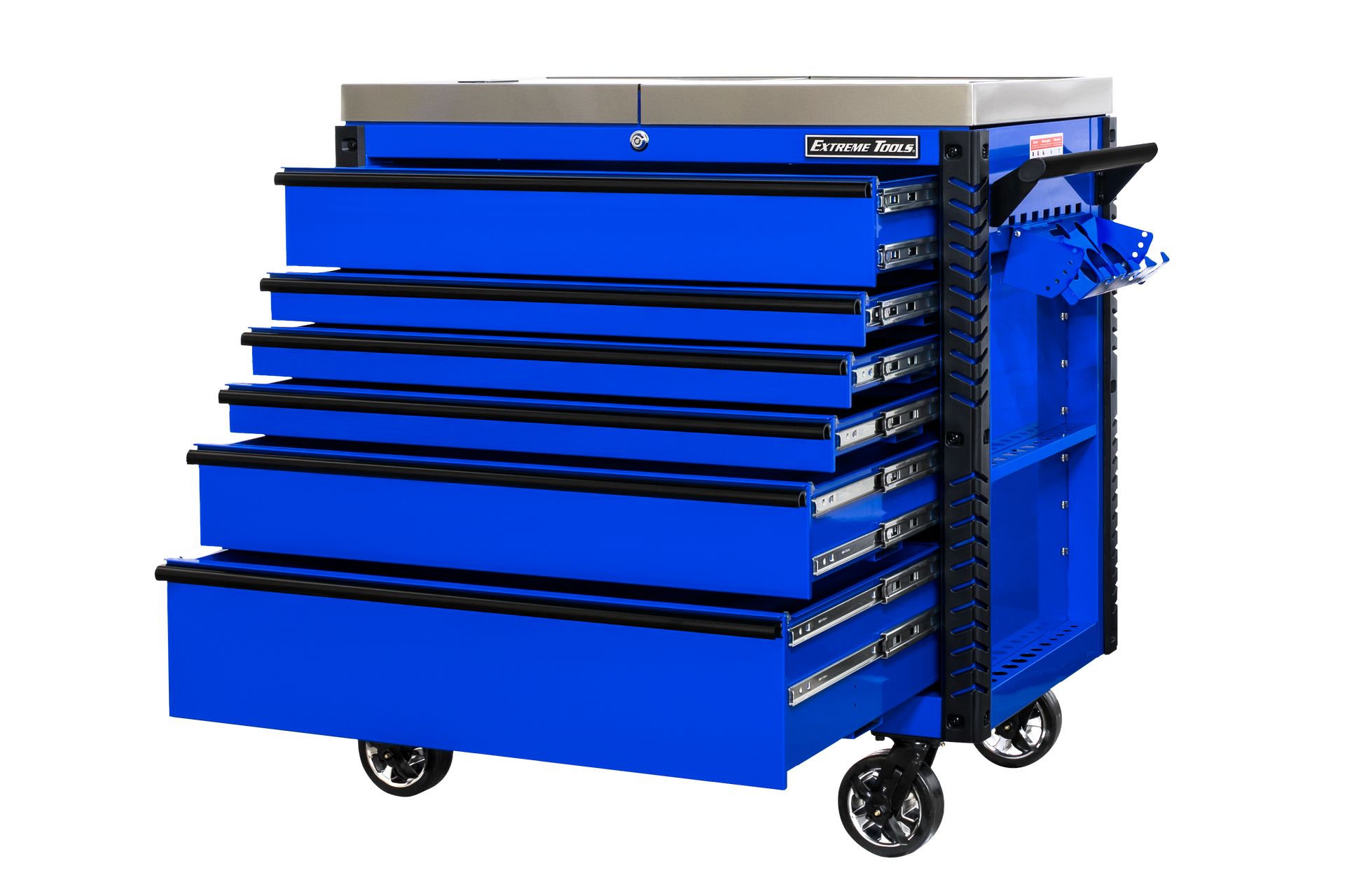 41 Inch 6 Drawer Sliding Top Tool Cart - Extreme Tools® EX