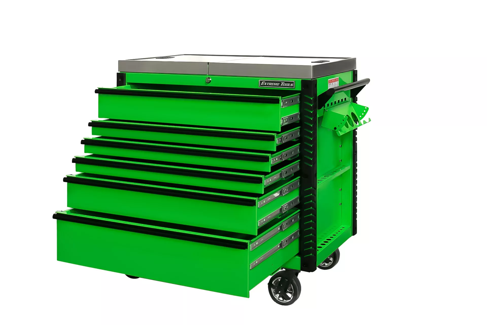 Extreme Tools® EX Professional Series 41” 6 Drawer Sliding Top Tool Cart - Image 7