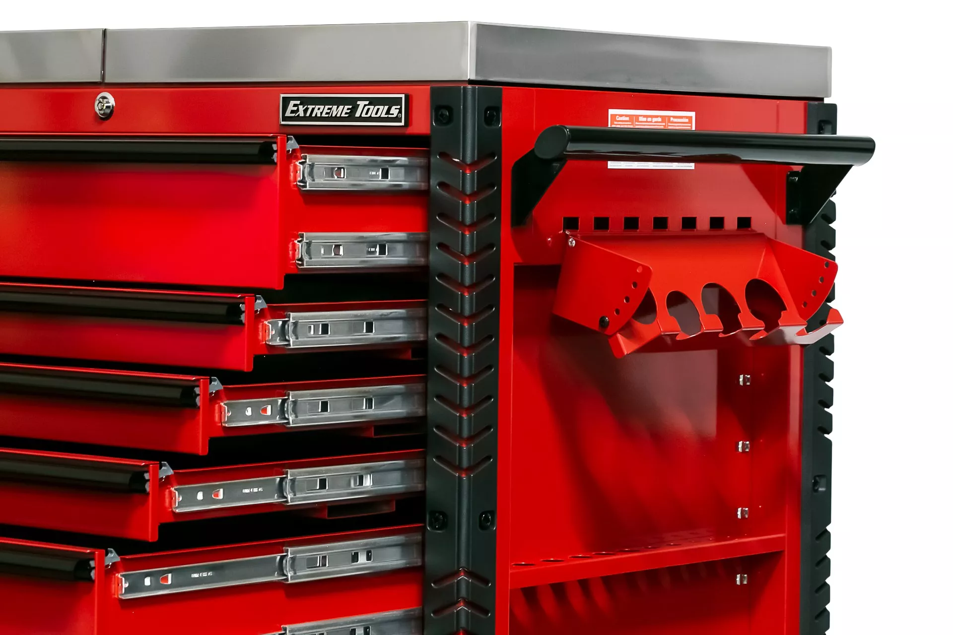 Extreme Tools® EX Professional Series 41” 6 Drawer Sliding Top Tool Cart - Image 3
