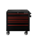 EX4106BKRD-FRONT-CLOSED-Extreme-Tools-41-6-Drawer-Deluxe-Tool-Cart-with-Pry-Bar-Holders-And-Flip-Top