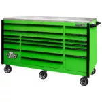 Extreme Tools Professional 72" Quick Release 17-Drawer Triple Bank Roller Cabinet - Image 4
