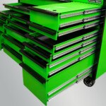 Extreme Tools Professional 72" Quick Release 17-Drawer Triple Bank Roller Cabinet - Image 6
