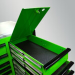 Extreme Tools Professional 72" Quick Release 17-Drawer Triple Bank Roller Cabinet - Image 8