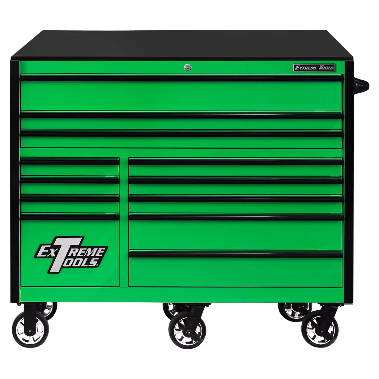 Extreme Tools® RX Series 55” 12 Drawer Roller Cabinet with 150 lbs. Slides - Image 2