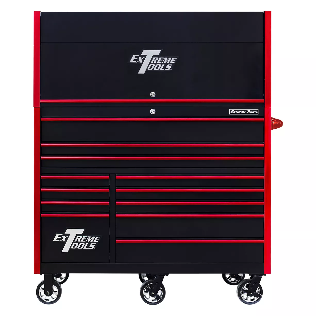Extreme Tools RX Series 55"x 25" Roller With RX 55" Professional Power Workstation Hutch - Image 3