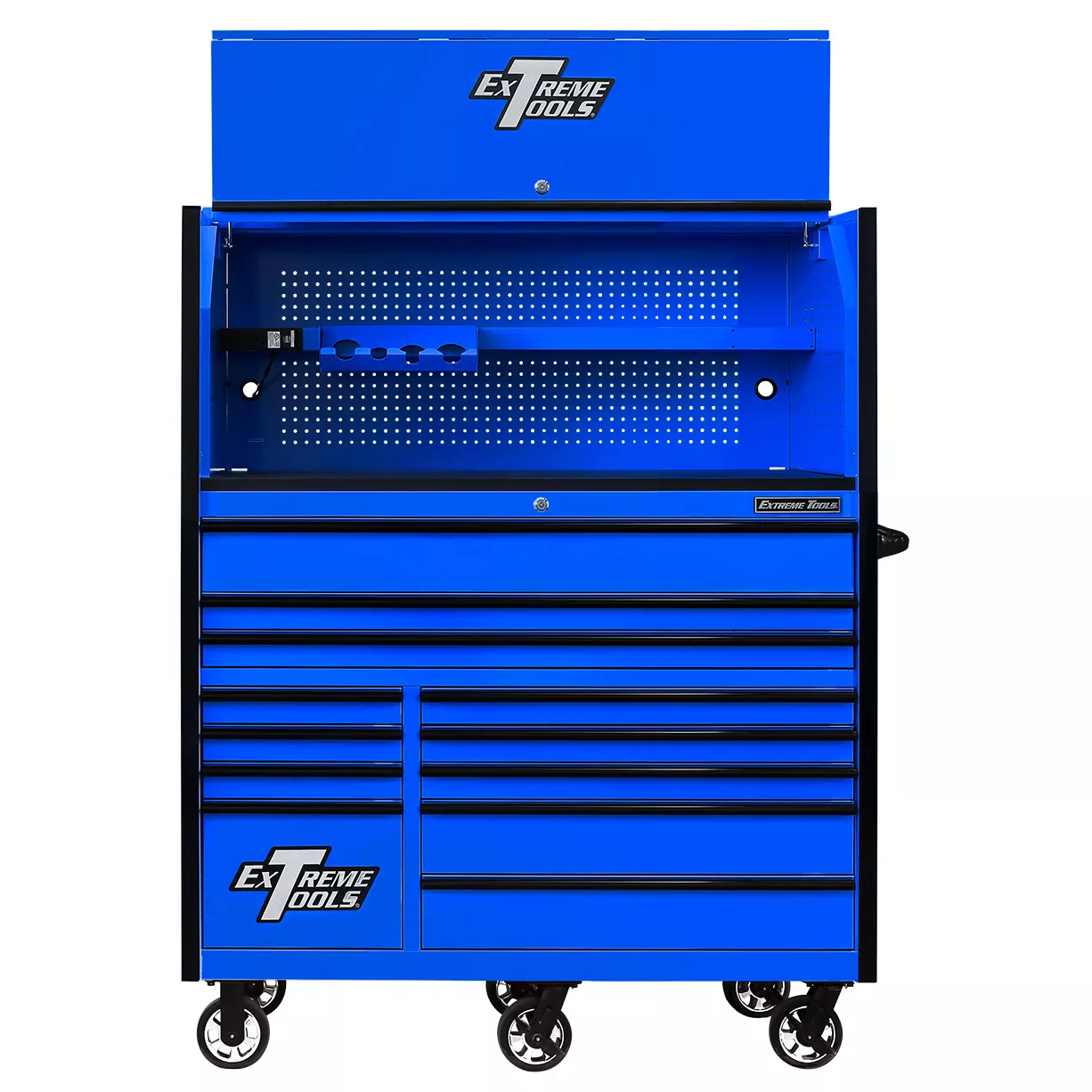 Extreme Tools RX Series 55"x 25" Roller With RX 55" Professional Power Workstation Hutch - Image 6