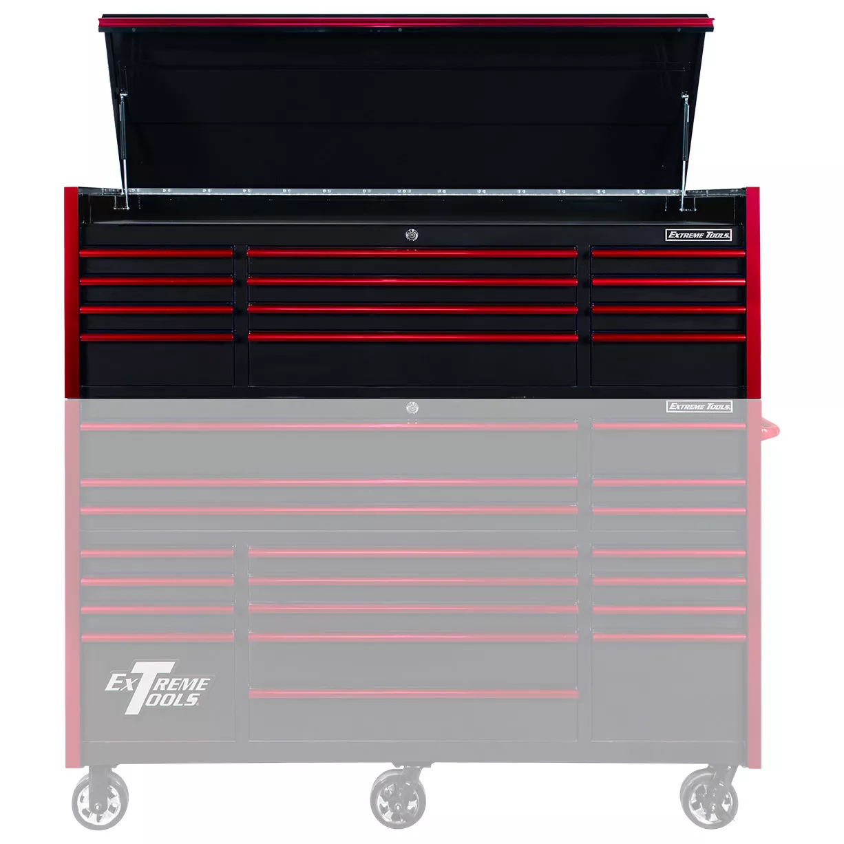 Extreme Tools® 72" 12 Drawer Top Chest, RX Series - Image 2