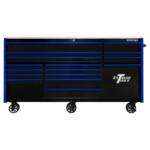 Extreme Tools RXQ843016RC 84" x 30" 16-Drawer Roller Cabinet with Power Drawer and 250 lbs Slides - 25th Anniversary Edition - Image 7