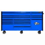 Extreme Tools RXQ8417HR 84" x 30" 16-Drawer Roller Cabinet with Power Workstation Hutch & Power Drawer - 25th Anniversary Edition - Image 11