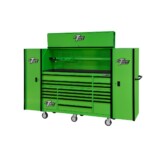 Extreme Tools 72" x 25" 19 Drawers Roller, Hutch & 2 Side Lockers Combo - Image 15
