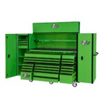 Extreme Tools 72" x 25" 19 Drawers Roller, Hutch & 2 Side Lockers Combo - Image 13