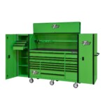 Extreme Tools 72" x 25" 19 Drawers Roller, Hutch & 2 Side Lockers Combo - Image 12