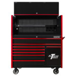 Extreme Tools DX Series DX5509HR 55" x 25" Roller Cabinet and Hutch Combo - Image 3
