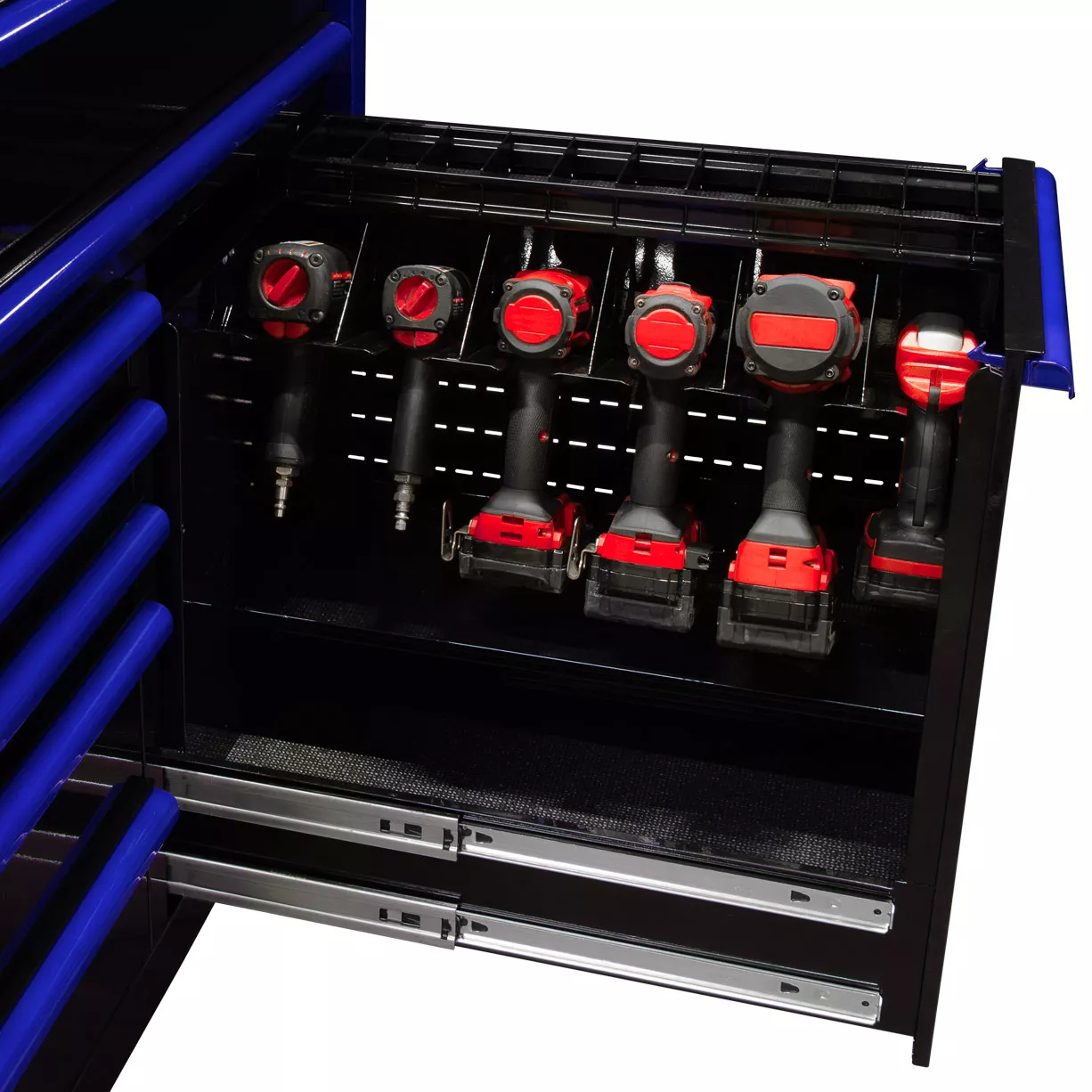 Extreme Tools DX Series 55" x 25" 8-Drawer Roller Cabinet with Power Tool Drawer - Image 6