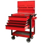 Extreme Tools® EX Professional Series 33” 4 Drawer Deluxe Tool Cart
