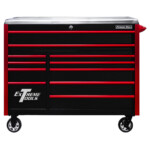 Extreme Tools® 55" 11 Drawer Professional Roller Cabinet - EXQ Series - Image 2