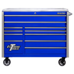 Extreme Tools® 55" 11 Drawer Professional Roller Cabinet - EXQ Series - Image 4