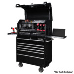 Extreme Tools 41" Deluxe Portable Workstation Combo with 6-Drawer Roller Cabinet - PWSRC4124 - Image 10