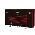 Extreme Tools 72" x 25" 19 Drawers Roller, Hutch & 2 Side Lockers Combo - Image 3