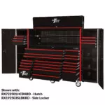 Extreme Tools® RX Series 72” 19 Drawer Professional Triple Bank Roller Cabinet with 150 lbs. drawer slides - Image 5