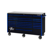 Extreme Tools® RX Series 72” 19 Drawer Professional Triple Bank Roller Cabinet with 150 lbs. drawer slides - Image 14