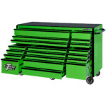 Extreme Tools® RX Series 72” 19 Drawer Professional Triple Bank Roller Cabinet with 150 lbs. drawer slides - Image 11
