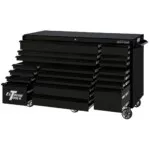 Extreme Tools® RX Series 72” 19 Drawer Professional Triple Bank Roller Cabinet with 150 lbs. drawer slides - Image 23