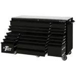 Extreme Tools® RX Series 72” 19 Drawer Professional Triple Bank Roller Cabinet with 150 lbs. drawer slides - Image 20