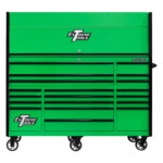 Extreme Tools 72in. x 30in. 19 Drawers Triple Bank Roller Cabinet and Power Workstation Hutch Combo - Image 19
